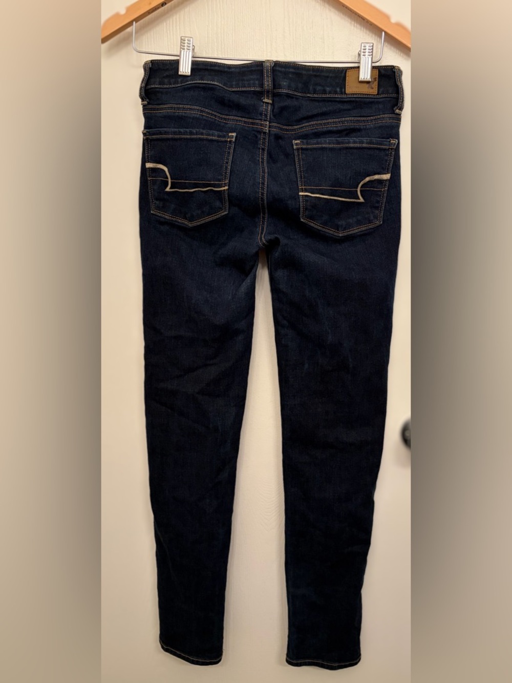 American Eagle Super Stretch Dark Skinny Jeans